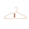 thumbnail image 1 of Feltree Foldable Hanger Plastic Folding Storage Hanger Home Storage Rack, 1 of 7