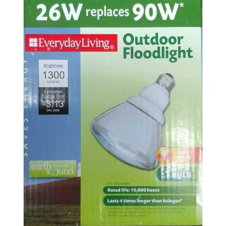 

Compact Fluorescent Outdoor Floodlight 26w replaces 90w 1300 lumens