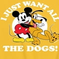 thumbnail image 3 of Mickey & Friends - Mickey Pluto Just Want All Dogs - Toddler And Youth Short Sleeve Graphic T-Shirt, 3 of 5