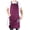 Burgundy, variant on Chef Bib Apron Hunter Green Cotton for Kitchen BBQ Grill