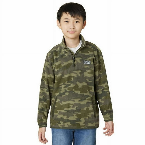 Eddie Bauer Youth Quest Fleece 1/4 zip pullover Size 7/8