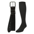 thumbnail image 2 of Twin City Baseball Sock & Belt Combo Black Medium, 2 of 2