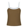 thumbnail image 4 of mfyjkho Camisetas Sin Mangas, Encaje Cómodo De Color Sólido Para Mujer Tops Bohemios Para Mujer Xl, 4 of 6