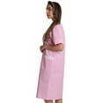 thumbnail image 2 of Dreamcrest Short Sleeve Button Front Duster 8518-ROY-XL (Pink Throttle Plaid, 3X), 2 of 3