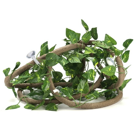 Reptile Climbing Branch, 9.84ft Rattan Reptile Vine 3 Vines Reptile ...