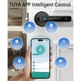 thumbnail image 4 of Asidrama Smart Fingerprint Door Lock with Keypad Handle - Keyless Entry via Biometric, APP, Code, Keys & Card for Bedroom, Office, Hotel, Apartment - Black, 4 of 7