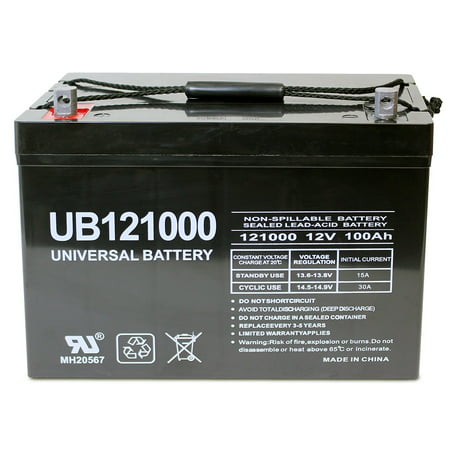 universal ub121000-45978 12v 100ah deep cycle agm battery 12v 24v (Best Deep Cycle Marine Battery For The Money)