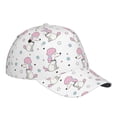 thumbnail image 3 of Daiia Cute Poodle Dog print Baseball Cap Men Women Golf Dad Hat Adjustable Original Classic Low Profile Hat Unconstructed Plain Cap, 3 of 9