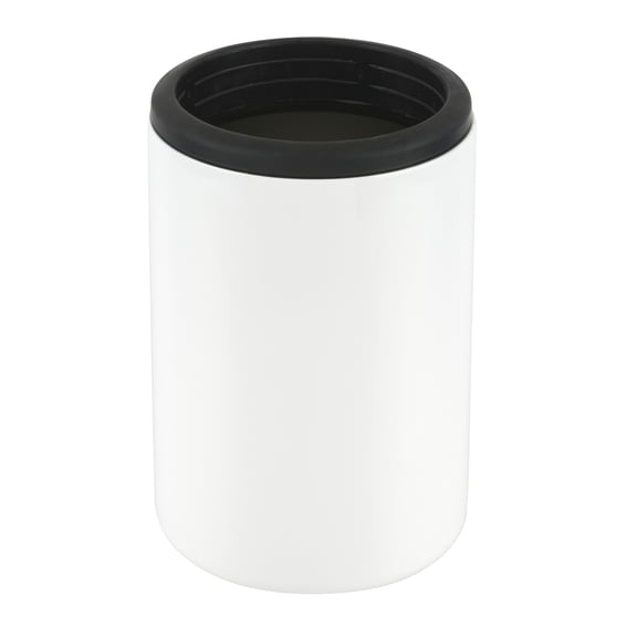 12oz Stainless Steel Sublimation Can Cooler by Make Market – White - BPA-Free - Vacuum Insulated - Customizable for Heat Transfer Designs - 6 Pack