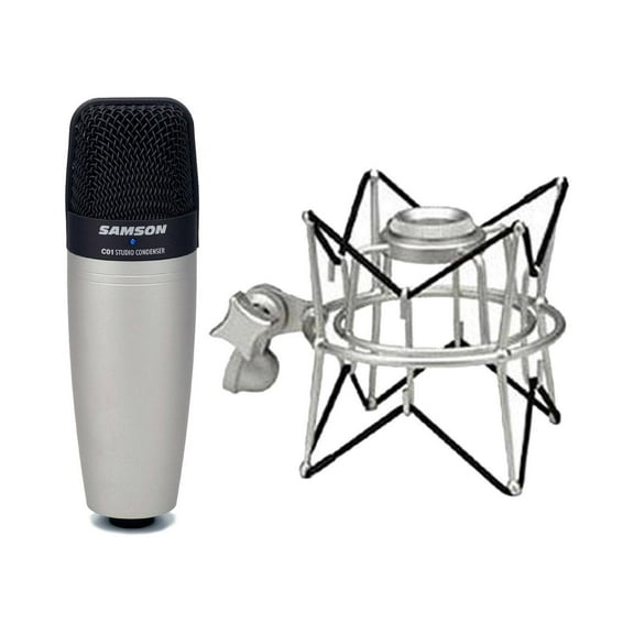 Samson C01 Condenser Microphone Package with SP01 Spider Mount