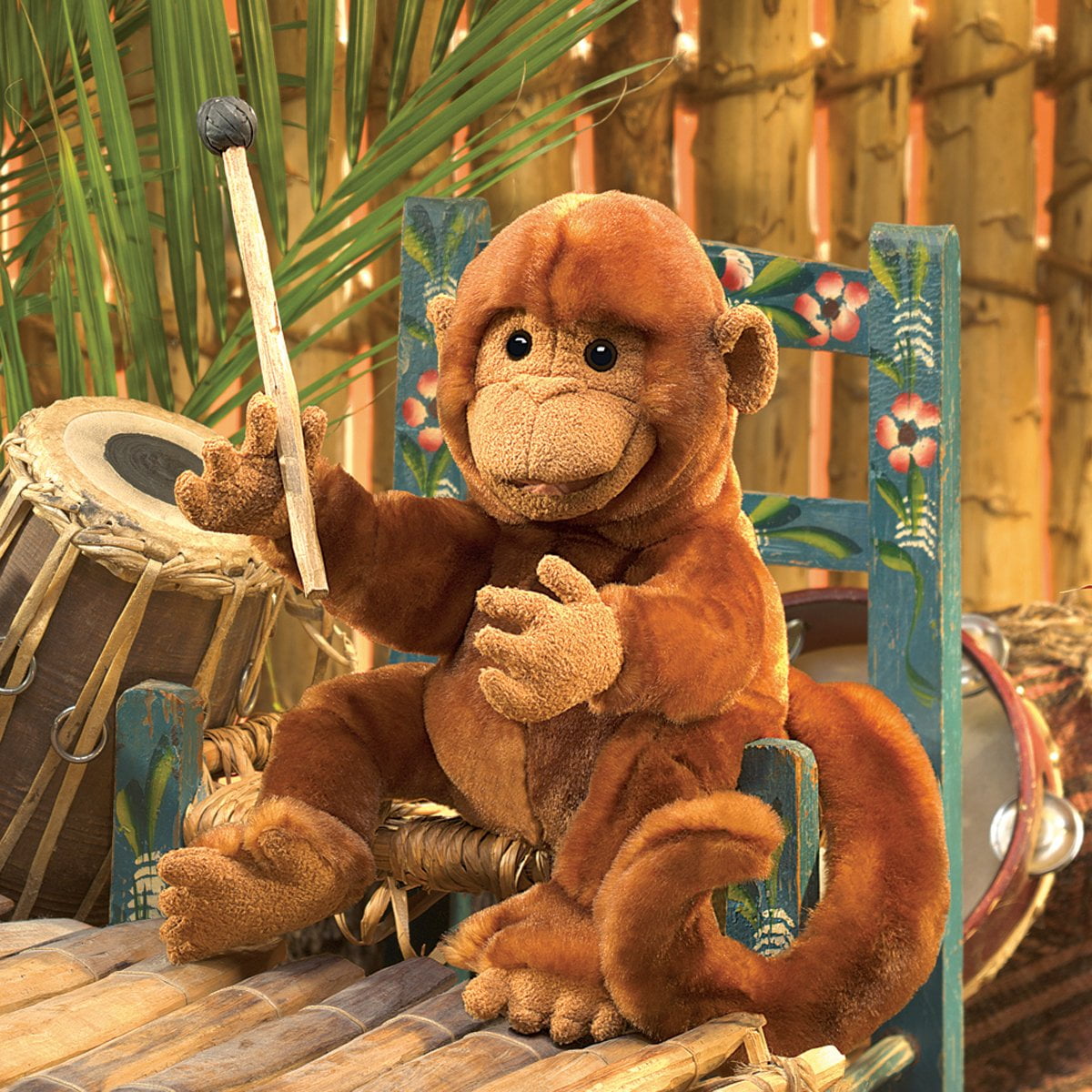 folkmanis monkey puppet