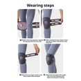 thumbnail image 6 of Knee Pads Adjustable Patellar Tendon Support Sleeves for Meniscus Orthopedic Wellness Brace Gel Pads for Sports Activities, 6 of 8