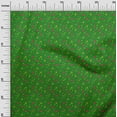 thumbnail image 3 of oneOone Cotton Cambric Green Fabric Christmas Fabric For Sewing Printed Craft Fabric By The Yard 56 Inch Wide, 3 of 4