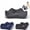 Black, variant on Memory Foam Sit Bone Relief Seat Cushion for Butt Lower Back Hamstrings Hips Ischial Tuberosity Reduce Fatigue