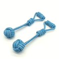 thumbnail image 4 of Deluxe Cotton Rope Molar Bite Toy - Durable Braided Knot Design, Medium to Large Size, Hand Pull, Random Color, Pet-Friendly, Bite Resistant, Interactive Play, Fun Exercise for Dogs, 4 of 5