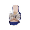 thumbnail image 2 of FLORAL Farrah Women Wide Width Rhinestone Bow Slip-On Pretty Ornate Block Heel Sandals, 2 of 6