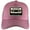 Pink, variant on Gravity Threads Rad Mix Tape Patch Adjustable Trucker Hat - Pink