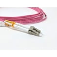 thumbnail image 2 of 20 Meter 40Gb OM4 Multimode Duplex Fiber Optic Cable (50/125) - LC to LC - Magenta, 2 of 2