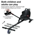 thumbnail image 6 of Hoverboard Seat Attachment – Compatible with 6.5" 8" 10" Hoverboards, Adjustable Frame, Anti-Slip Pedal, Ergonomic Handle, Sturdy Hoverboard Go Kart Attachment for Youth & Adults, 6 of 8