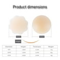 thumbnail image 5 of 2-Pairs Nipple Cover, Nipple Pasties for Women, Pasties Nipple Covers, Nipple Covers for Women Reusable, Nipple Cover with Travel Box(Nude), 5 of 6
