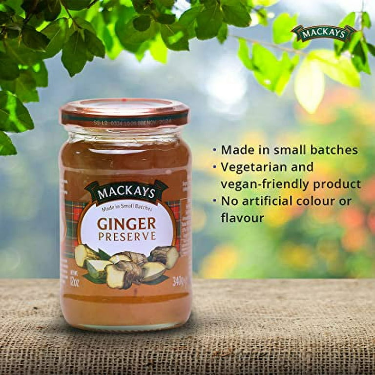 Mackays, Spiced Ginger Preserve, 12 Oz Made in Scotland - Walmart.com