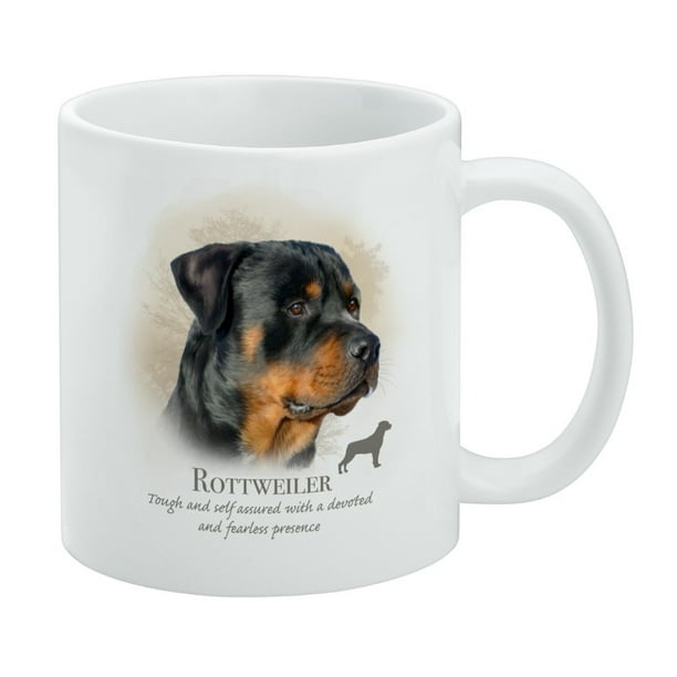 Rottweiler Rottie Dog Breed White Mug