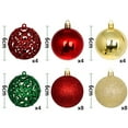 thumbnail image 5 of Shuttle tree 100 Pcs Christmas Ball Ornaments Set for Christmas Tree Decorative Hanging Baubles Plastic Shatterproof Christmas Ball for Holiday Party Christmas, 5 of 8