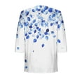 thumbnail image 7 of Purcolt Women's Hawaii Kimono Cardigans Lightweight Casual 3/4 Sleeve Loose Open Front Cardigans Summer Beach Cover up Tops, 7 of 7