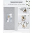 thumbnail image 5 of FGCFGC Photo Album 4x6 Photos Linen Cover Photo Books with 300 Horizontal Pockets, Slip-in Picture Albums for Family Wedding Anniversary Baby Vacation Pictures, 5 of 7