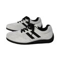 thumbnail image 3 of Willtoo Women’s Faux Suede Retro Sneakers, Casual Low-Top Lace-Up Shoes with Striped Accents, Comfortable Non-Slip Flat Sole Trainers, 3 of 4