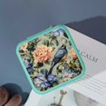 thumbnail image 4 of Creowell Flower Bird Rococo Jewelry Box for Necklaces Rings Earrings Green, 4 of 5