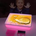 thumbnail image 3 of Caja de Luz para Mesa de Creatividad DIY con Dibujo de Arte en para Niños, Minicaja de Luz de Mesa con LED para Arte en , Vacaciones, Navidad, Azul, 3 of 5