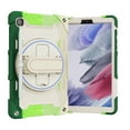 thumbnail image 2 of Dteck Case for Samsung Galaxy Tab A7 Lite 8.7 inch T220 T225,Heavy Duty Protection Rugged Case Shockproof Rubber Kickstand Cover with Hand Strap,Green/Colorful, 2 of 7