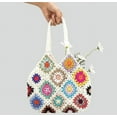 thumbnail image 4 of Kukuzhu women Woven Handbag Handmade Woven Bag Vacation Bag Retro Fashionable Shoulder Bag Girls Bag, 4 of 7