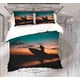 thumbnail image 2 of 3D Sunset Sky Beach Surf Funda nórdica Set Ropa de Cama Funda Nórdica Fundas de almohada 79, 2 of 3