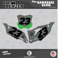 thumbnail image 2 of Kalair GFX Graphics Kit for Kawasaki KX450F (2019-2023) Oem Series, 2 of 5