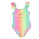 thumbnail image 2 of Traje de baño Herrnalise para niñas, traje de baño arcoíris, trajes de baño de una pieza para niños, lindos trajes de baño, 2 of 8