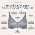 thumbnail image 2 of Dominique Mystique Minimizer Bra #7000 – Seamless Full Figure Underwire Lingerie for Women, Smooths & Shapes, 2 of 6