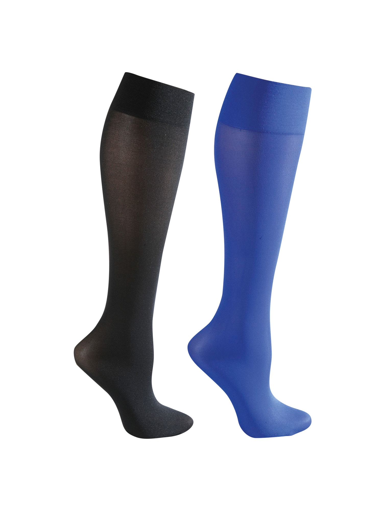 2 Pair Mild Support Knee High Stockings 815 mmHg Compression