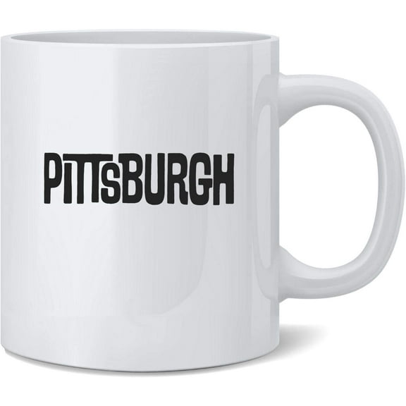 Pittsburgh Retro Vintage Travel Ceramic Coffee Mug Tea Cup Fun Novelty Gift 12 oz