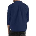 thumbnail image 5 of jjayotai Men's Oxford Shirt Long Sleeve Casual Button down Shirts Regular Fit Dress Shirts, 5 of 6