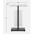 thumbnail image 3 of Uttermost Elements Bubble Glass Accent Table in White, 3 of 7