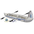 thumbnail image 1 of Sea Eagle 3 Person Inflatable Kayak Canoe w/ Paddles & Repair Kit (Open Box), 1 of 6