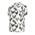 thumbnail image 2 of Balery Funny Chicken Printed Men’s Short Sleeve Polo Shirt, Midweight Men's Shirt,Golf Polo shirts -Small, 2 of 9