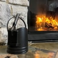 thumbnail image 2 of Mind Reader 2-Piece Metal Fireplace Bucket with Shovel Fireside Bucket with Ash Scoop and Handle, Black, 2 of 7