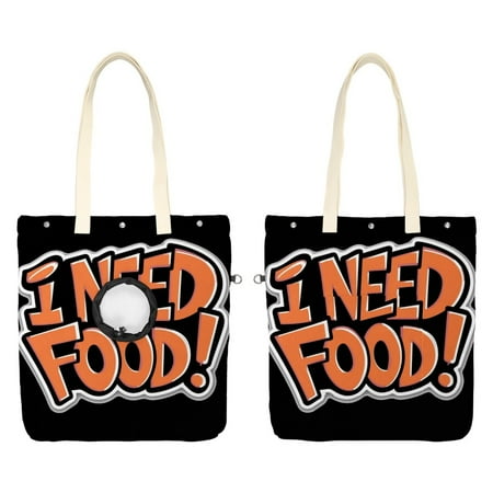 Printed Pet Bag Adjustable Drawstring Breathable Shoulder Canvas Cat Dog Travel Bag Funny Slogans L