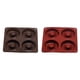 thumbnail image 4 of Bewildely Molde de 4 rejillas para hornear Chocolate, herramientas para pasteles, galletas, dulces, magdalenas, dispensador de moldes para Herramientas y accesorios para hornear Color café, 4 of 6