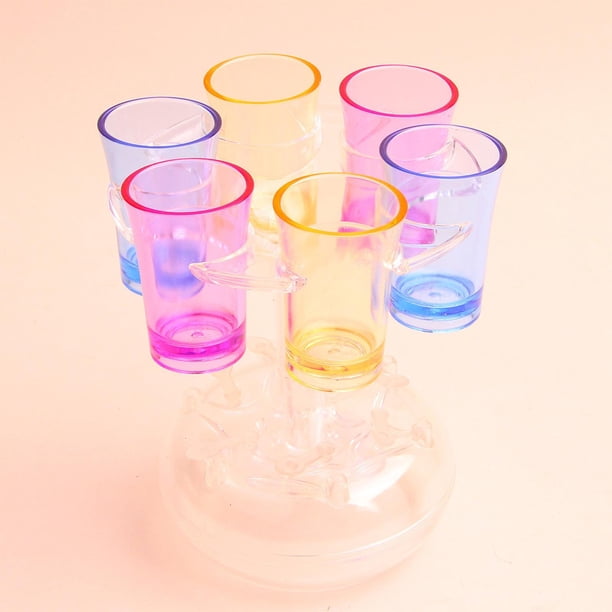 Vasos De Cóctel De Colores Sin Tallo (rojo) Martinis, Margaritas