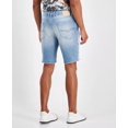 thumbnail image 3 of Guess ALCHEMY BLUE Men's Logan Slim-Fit Destroyed Denim Shorts, US 32x32, 3 of 3