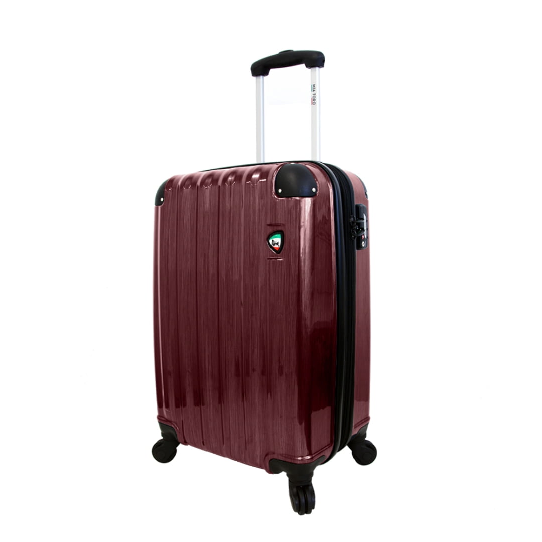 Mia Toro Mia Toro 21" Spazzolato Lucido Hardside Spinner Carry On